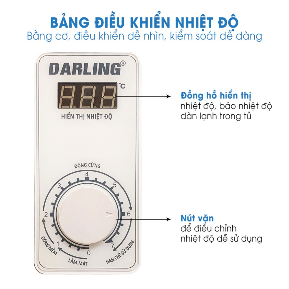 Tủ đông Darling DMF-3579AEK-1 - Hàng chính hãng