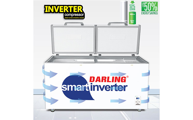 Công nghệ Inverter của Tủ đông 1 ngăn Inverter Darling DMF-1079ASI