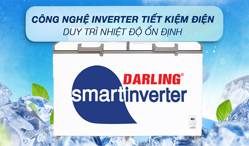 Công nghệ Inverter của Tủ đông 1 ngăn 1200 lít Darling Inverter DMF-1179ASI-1