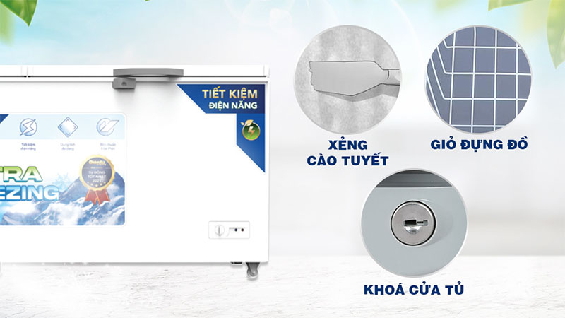 Tiện ích của Tủ đông Hòa Phát 544 lít HPF-AD6544