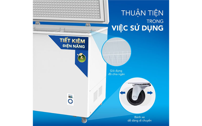 Thiết kế của Tủ đông Hòa Phát 544 lít HPF-AD6544.1