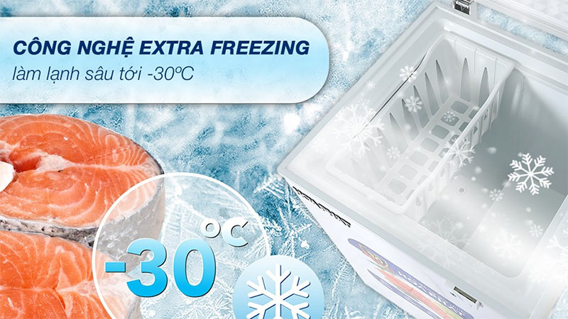 Công nghệ Extra Freezing của Tủ đông Hòa Phát HPF-AN6107