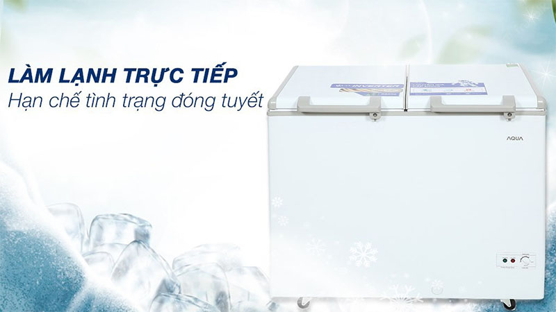 Công nghệ làm lạnh trực tiếp của Tủ đông Inverter Aqua 319 lít AQF-C4201E