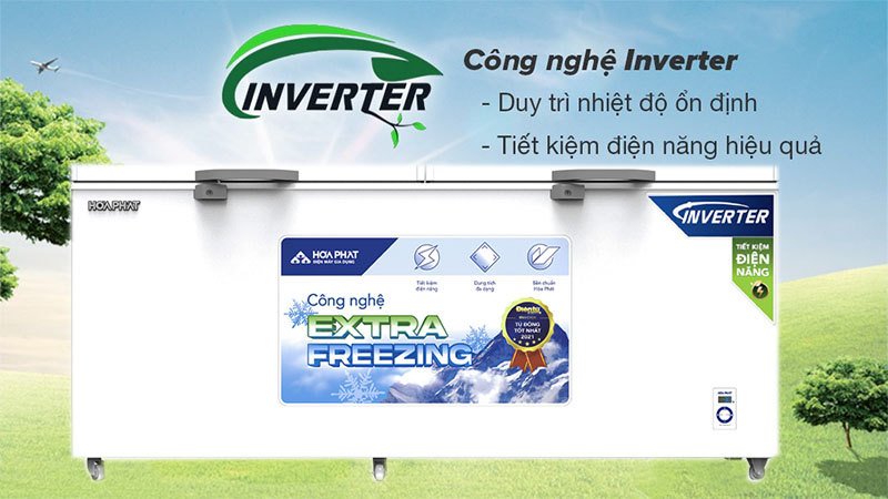 Công nghệ Inverter của Tủ đông Inverter Hòa Phát 544 lít HPF-AD8544.1