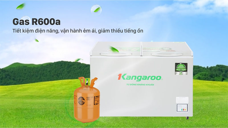 Gas làm lạnh của Tủ đông Inverter Kangaroo 286 lít KGFZ290IC1