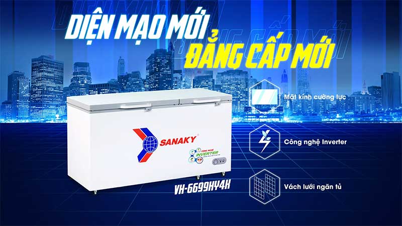 Tủ đông Inverter Sanaky VH-6699HY4K 