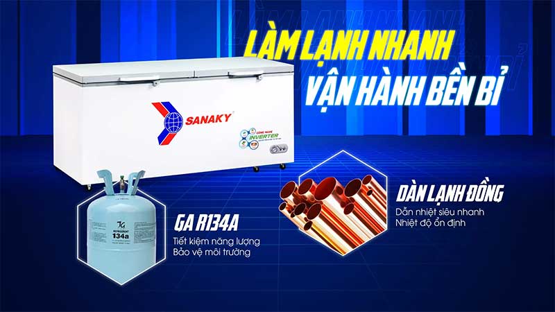 Tủ đông Sanaky VH-8699HY4K - Hàng chính hãng