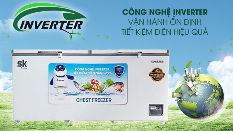 Công nghệ Inverter của Tủ đông Inverter Sumikura 550 lít SKF-550SI