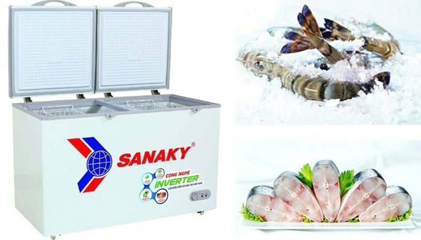 Tủ đông Sanaky Interver VH-2599A3 giúp bảo quản thực phẩm