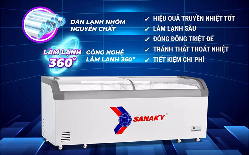 Tủ đông Sanaky VH-1008KA