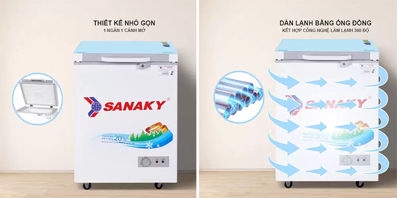 Tủ đông Sanaky VH-1599HYKD - Hàng chính hãng