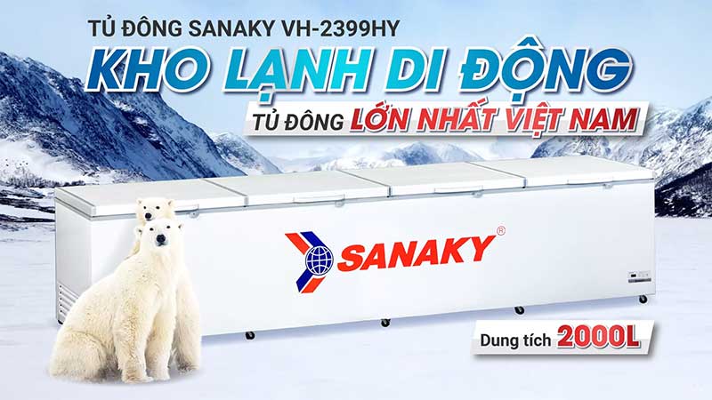 Tủ đông Sanaky VH-2399HY - Hàng chính hãng