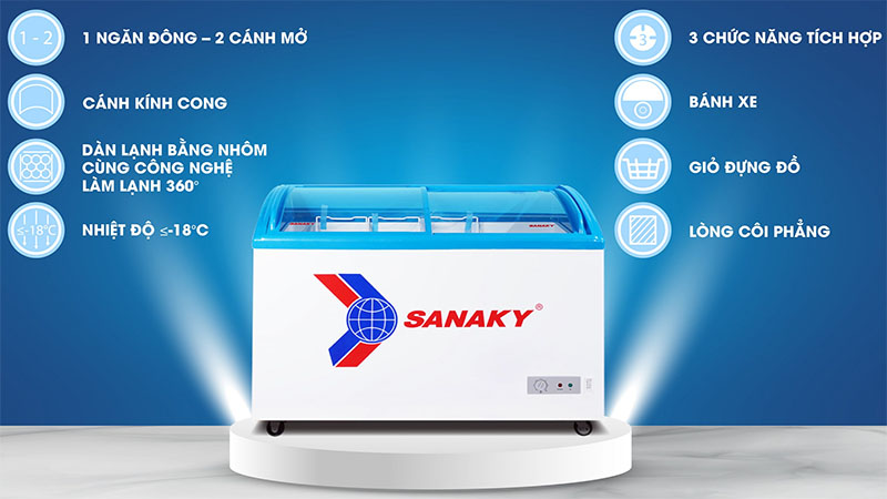 Tủ đông Sanaky VH-382K - Hàng chính hãng