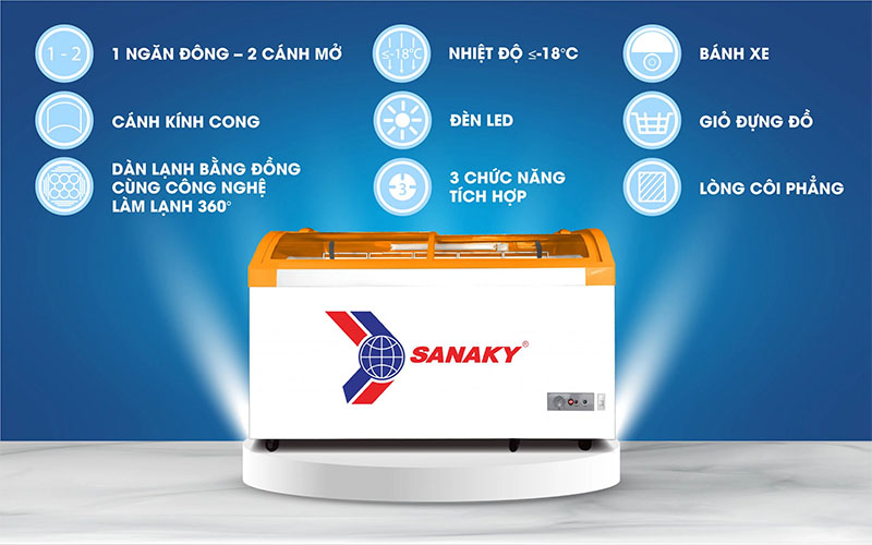 Tủ đông Sanaky VH-4899KB - Hàng chính hãng