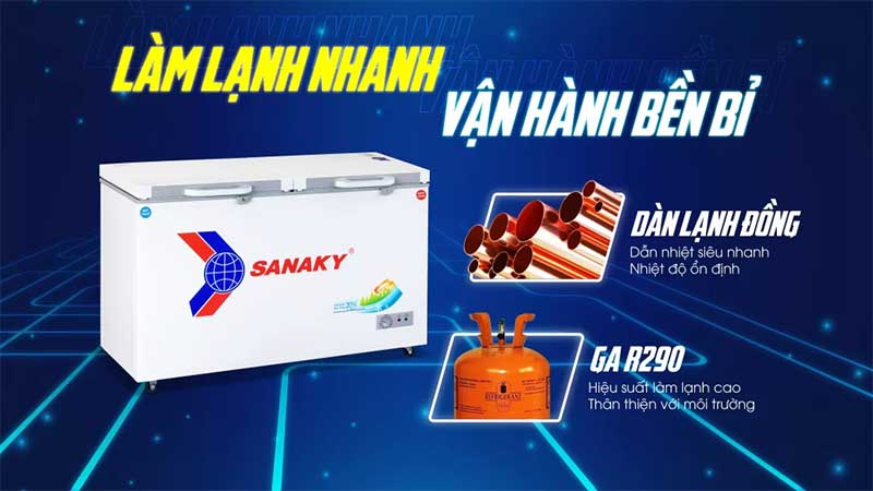 Tủ đông Sanaky VH-5699W2K