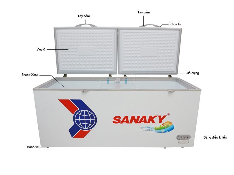 Chi tiết của Tủ đông Sanaky VH-8699HY