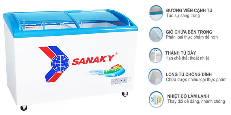 Tủ đông Sanaky VH3899K - Hàng chính hãng