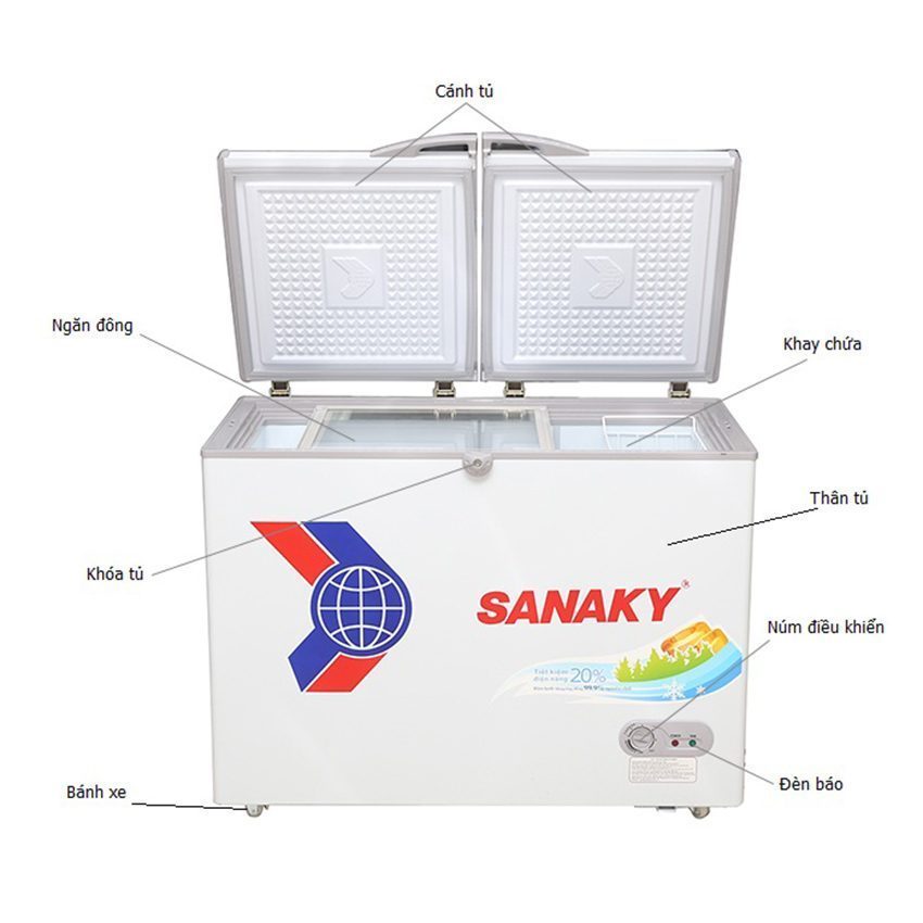Chi tiết của Tủ đông Sanaky VH-6699HY
