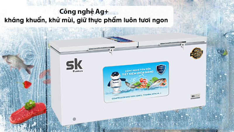 Công nghệ khử khuẩn của Tủ đông Sumikura SKF-1100S