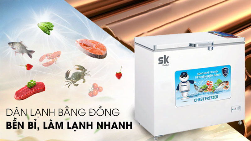 Dàn lạnh của Tủ đông Sumikura SKF-250S