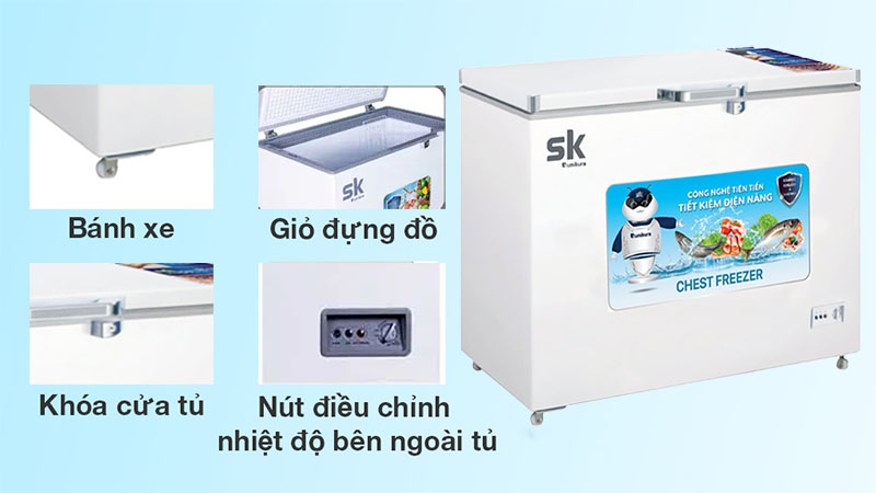 Thiết kế của Tủ đông Sumikura SKF-250S