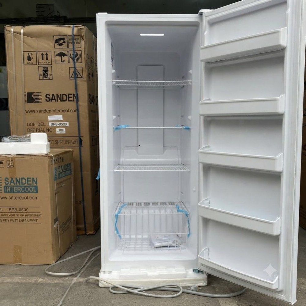 Tủ đông đứng Sanden inverter 500 lít SFN-0500 - Hàng chính hãng
