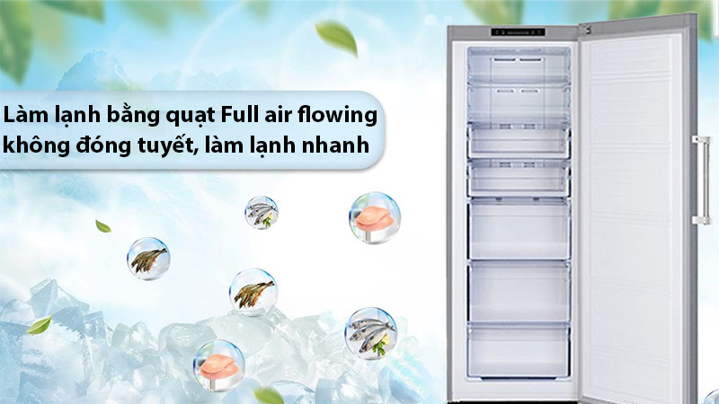 Hệ thống làm lạnh của Tủ đông đứng Sumikura SKFU-300HSN