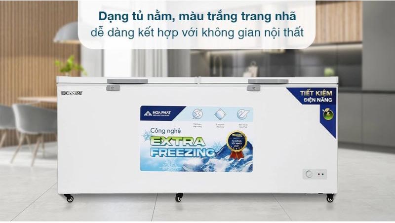 Thiết kế kiểu dáng nằm truyền thống, đường nét tinh tế, tiện dụng