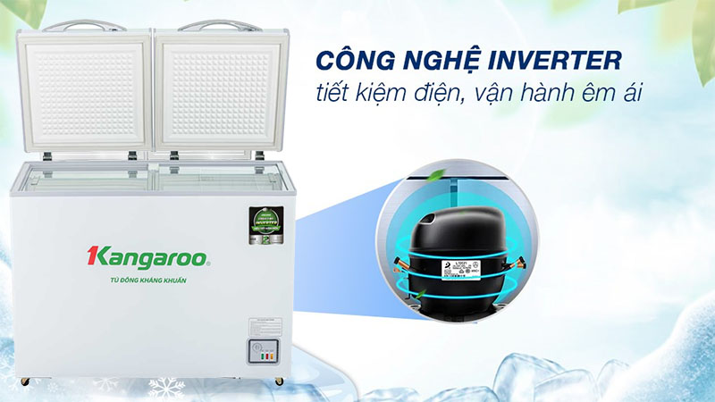 Công nghệ Inverter của Tủ đông kháng khuẩn Inverter Kangaroo 286 lít KG399IC1