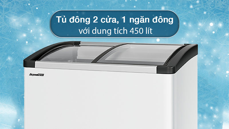 Dung tích của Tủ đông kính lùa Aquafine JW-1500F