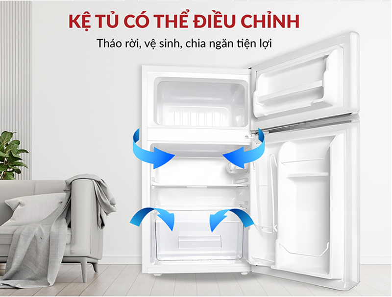 K được làm từ nhựa trong suốt , dễ dàng tháo lắp và vệ sinh