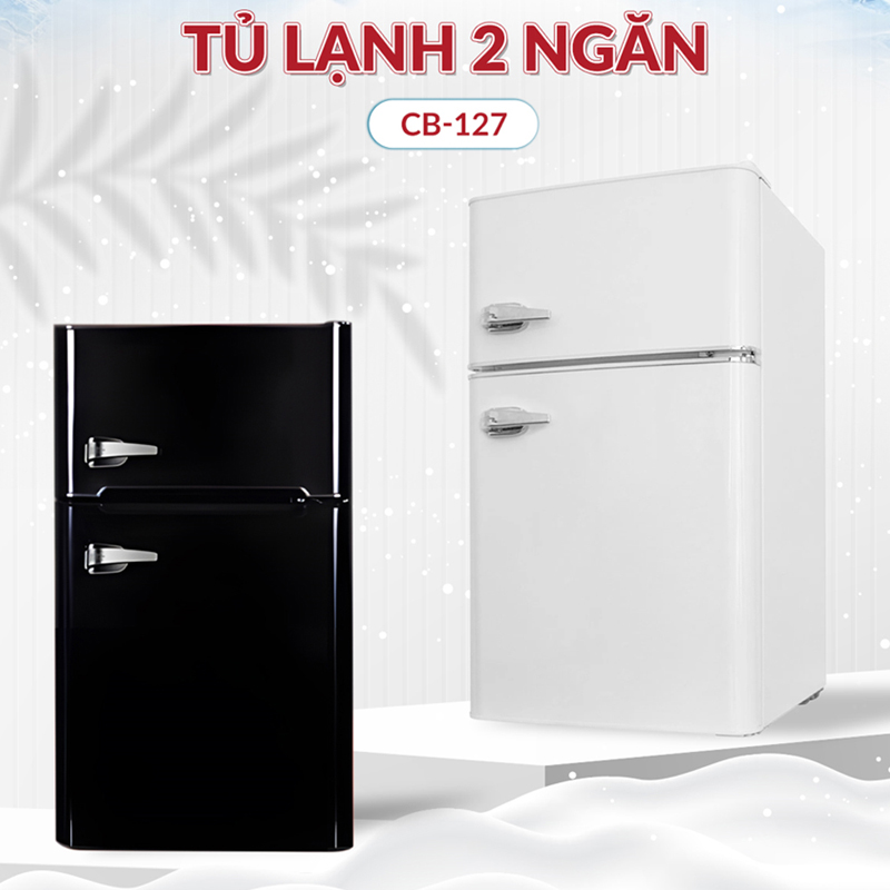 Tủ có 2 màu đen và trắng cho bạn chọn lựa