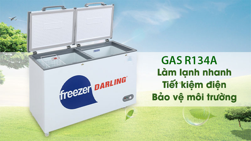 Gas làm lạnh của Tủ đông mát 2 ngăn Darling DMF-4999W2