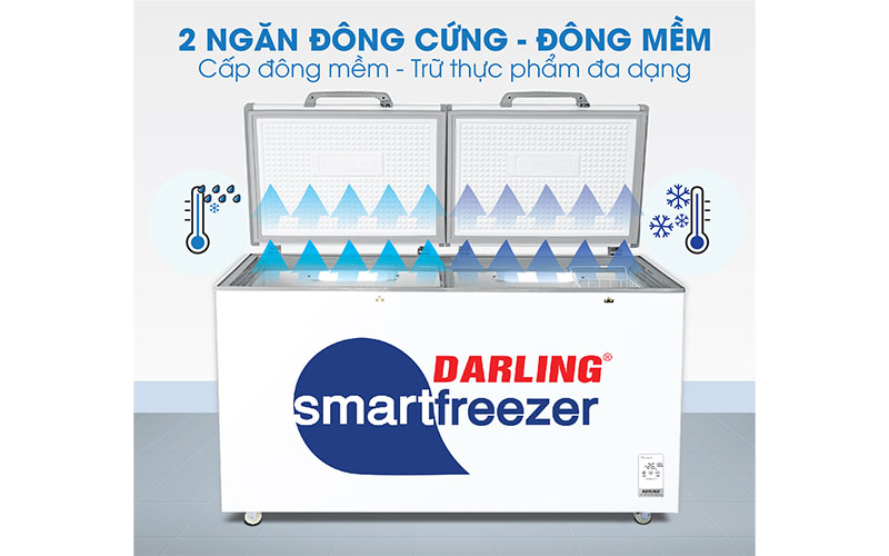 Tủ đông mát 370L Darling DMF-3699WS-4