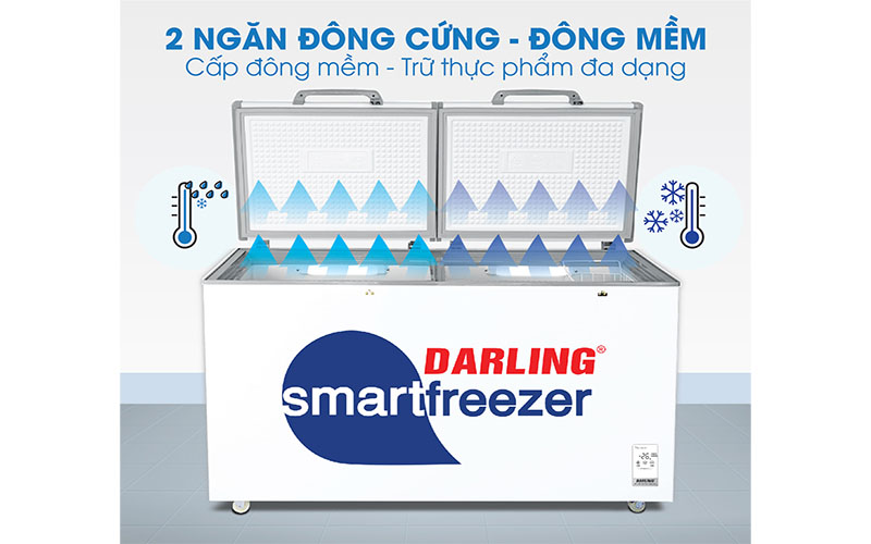 Tủ đông mát 450L Darling DMF-4699WS-4