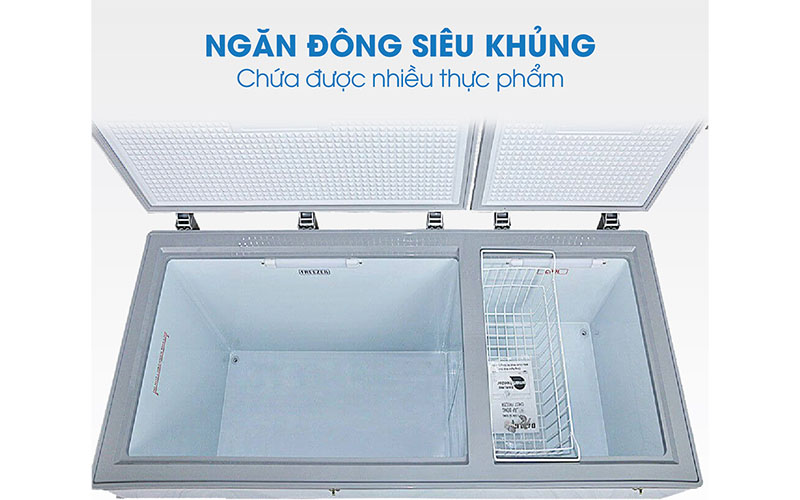 Ngăn đông của Tủ đông mát 770L Darling DMF-7699WS-2