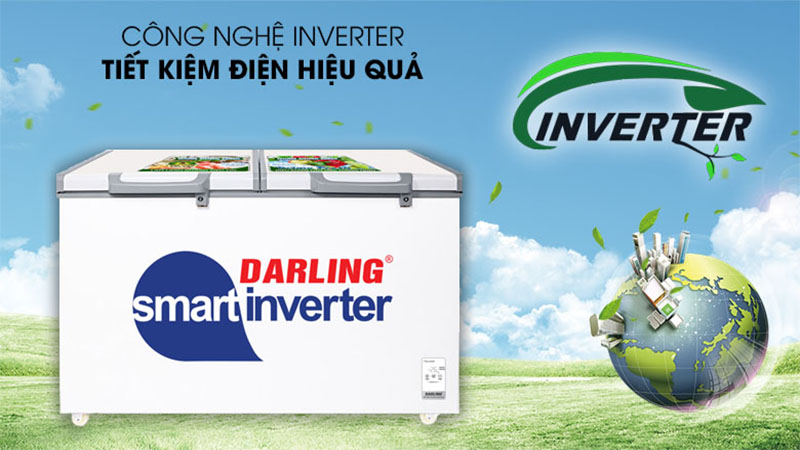 Công nghệ Inverter của Tủ đông mát Darling Inverter 450 lít Darling DMF-4699-WSI-4