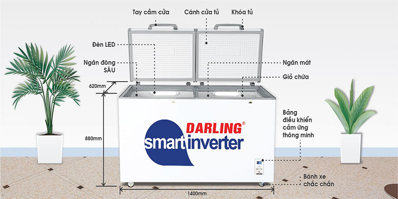 Tủ đông mát Inverter Darling DMF-4699WSI-2