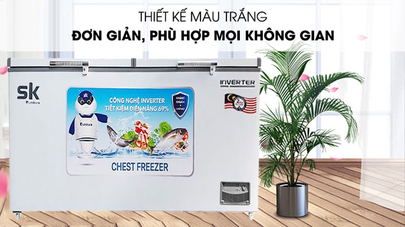 Thiết kế của Tủ đông mát Inverter Sumikura SKF-400DI