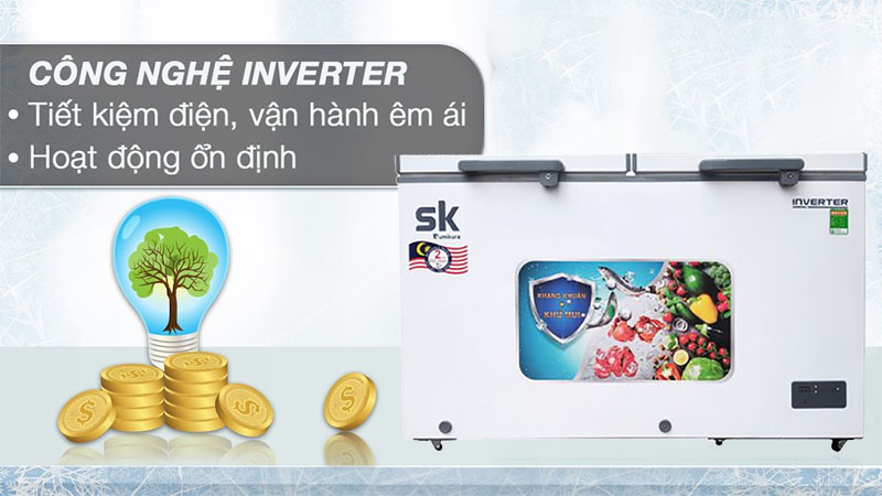 Công nghệ Inverter của Tủ đông mát Inverter Sumikura SKF-500DI