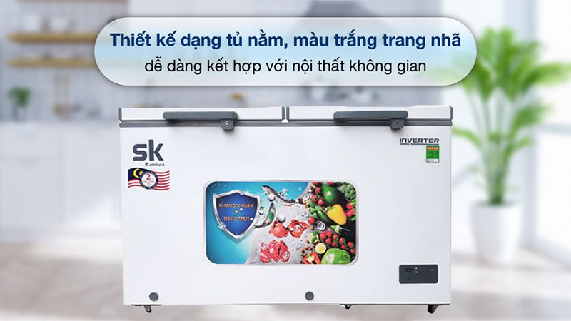 Thiết kế của Tủ đông mát Inverter Sumikura SKF-500DI