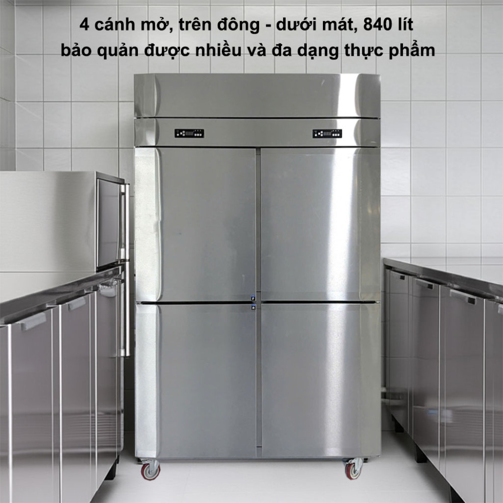 Tủ đông mát công nghiệp 2 chế độ Lightcool LS-1200F 840L với dung tích lớn phù hợp kinh doanh