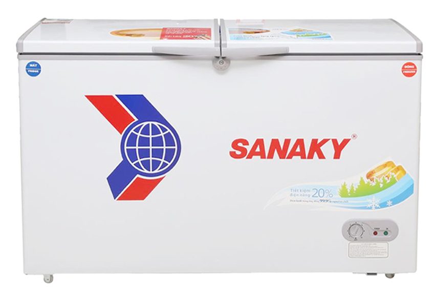 Mặt trước của Tủ đông mát dàn lạnh đồng Sanaky VH-4099W1