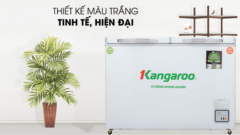 Thiết kế của Tủ đông mát kháng khuẩn Inverter Kangaroo 252 lít KG400IC2