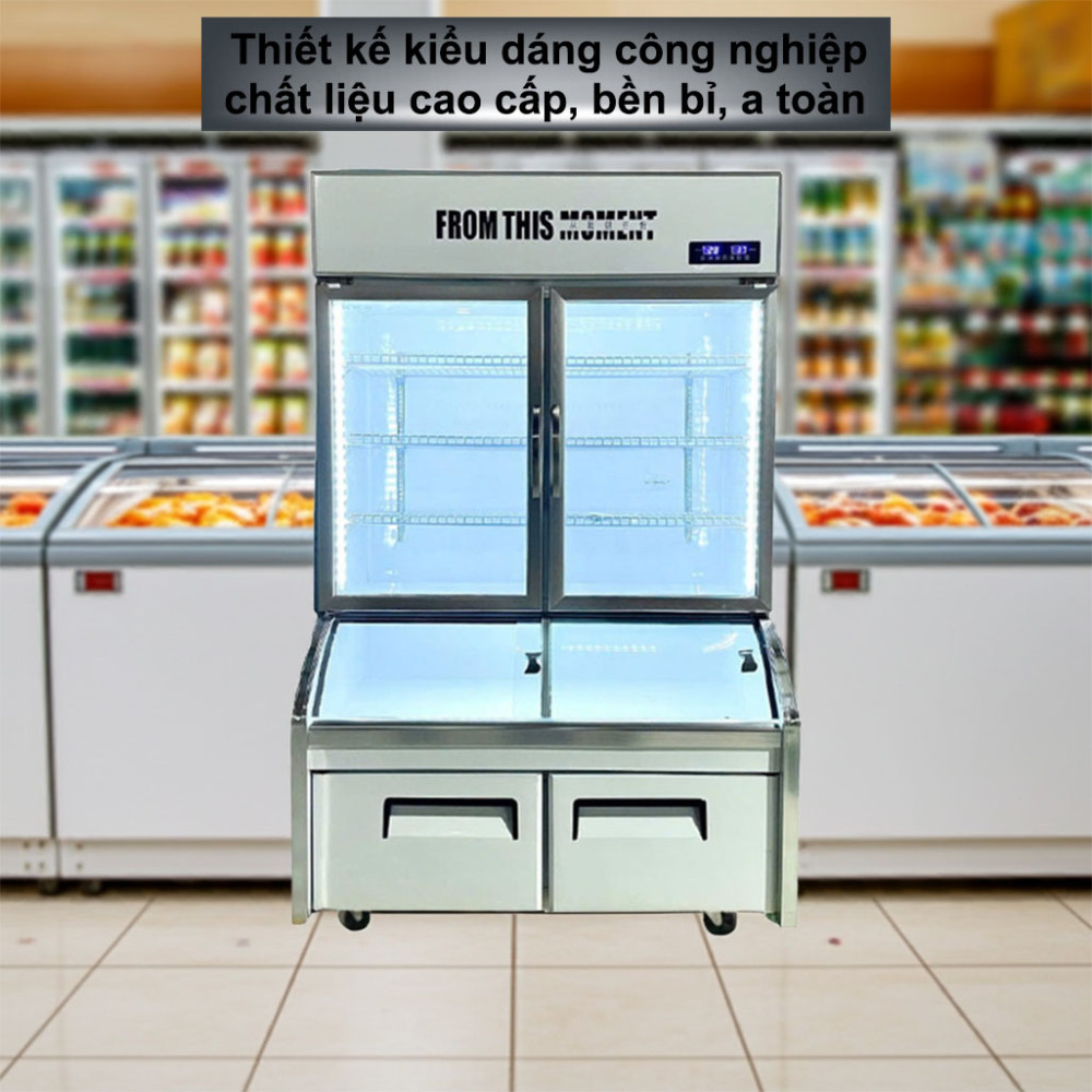 Tủ đông mát tích hợp 3 chế độ Lightcool LS-1800F 1.2M 710L thiết kế hiện đại, chất liệu cao cấp