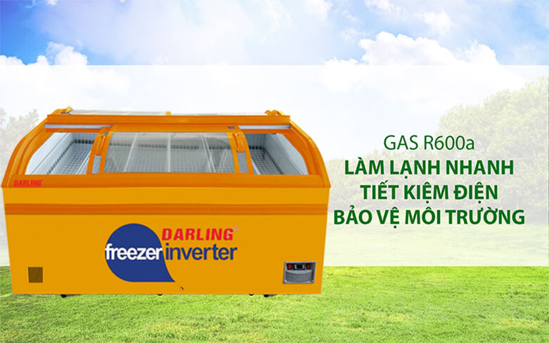 Gas làm lạnh của Tủ đông siêu thị Inverter Darling DMF-10079ASKI