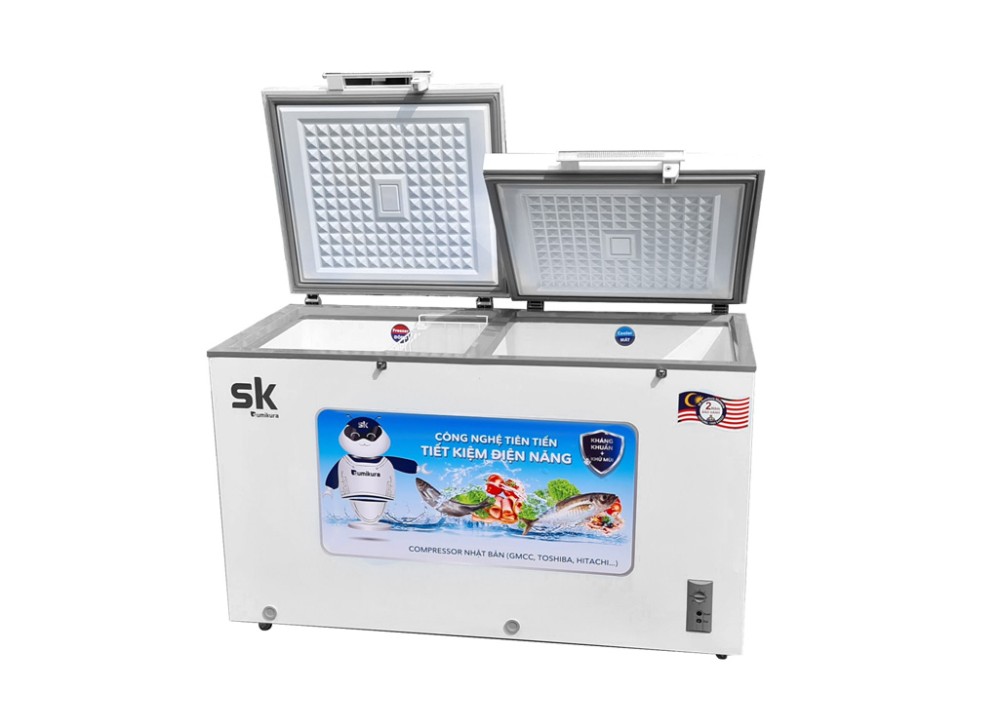 Thiết kế 1 ngăn đông với 2 cửa mở