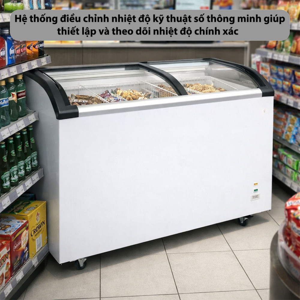 Tủ đông trưng bày H&C CBSD-520Q - Hàng chính hãng