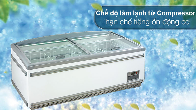 Chế độ làm lạnh của Tủ đông trưng bày Sanden SNE-1855