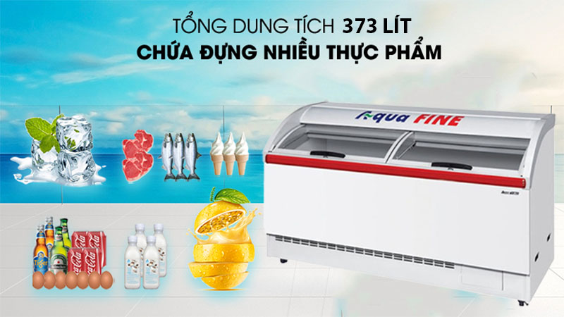 Dung tích của Tủ đông trưng bày kem AquaFine JW-450HF